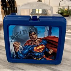 RARE Superman Plastic Lunch Box  Daily Planet