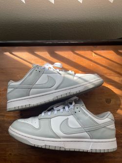 Nike dunk low grey fog size 9