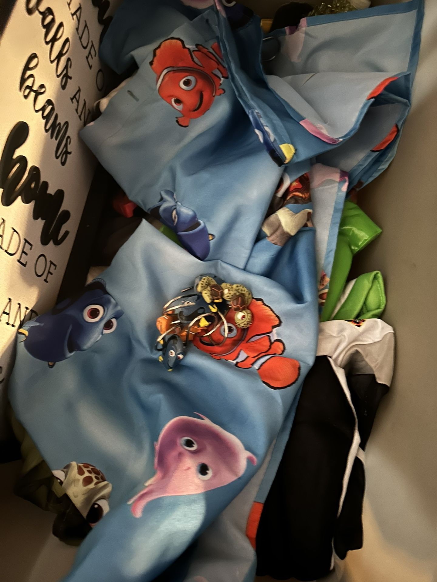 Finding Nemo Shower Curtain And Hooks