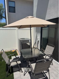 Outdoor patio set