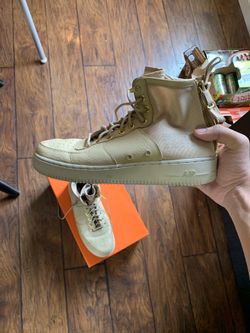 Nike sf air force 1 tan size 11 sneakers comfortable