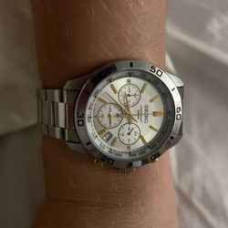 Seiko quartz chronograph watch