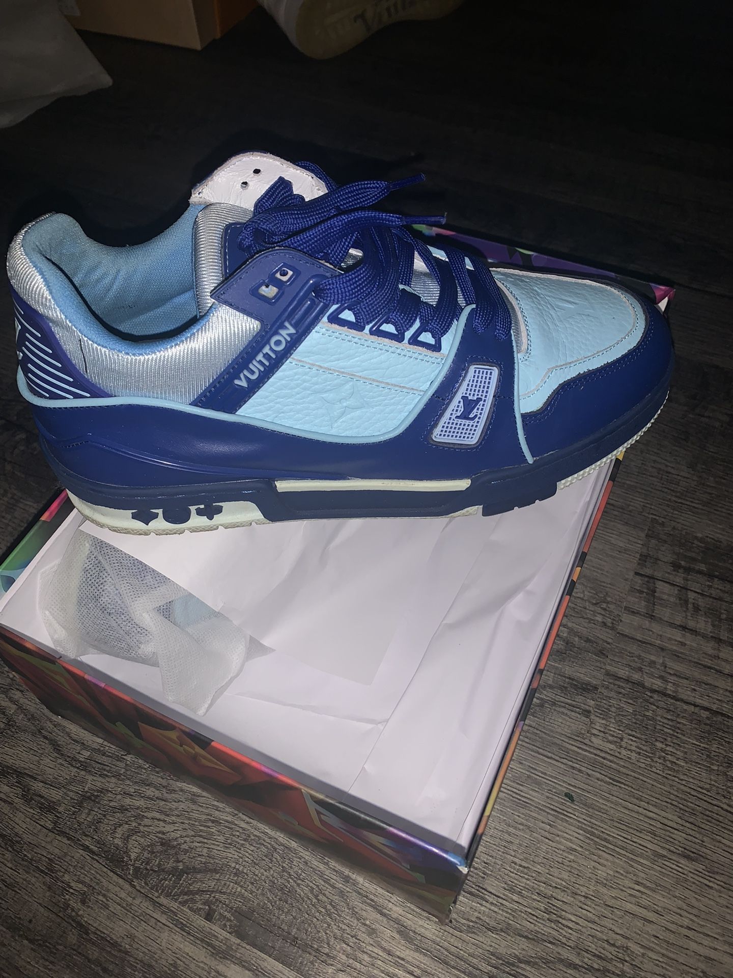 Blue Two Tone Crosstrainers size 43