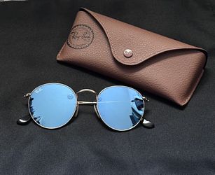 Ray Ban Blue Mirrored Sunglasses