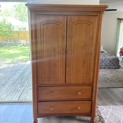 Solid Wood Wardrobe