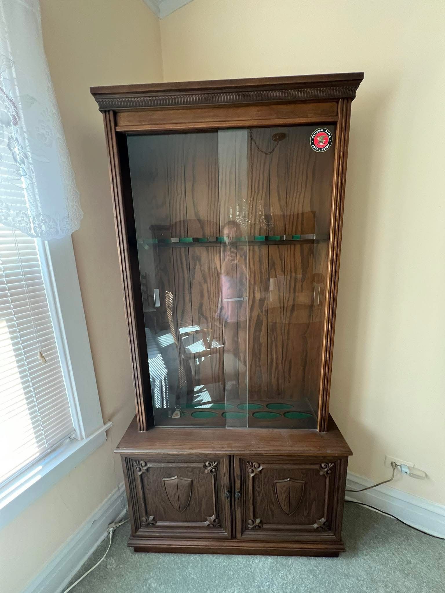 Antique Gun Cabinet