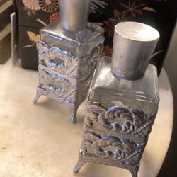 Pair Of 1950s Vanity Bottles