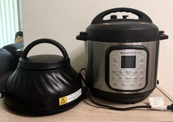 Instant Pot Duo Crisp 8 Qt 11-in-1 Air Fryer + Pressure Cooker, Steel