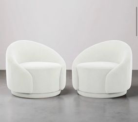 Wayfair Aunna Upholstered Swivel Barrel Chair