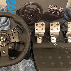 G923 wheel and padal for xbox