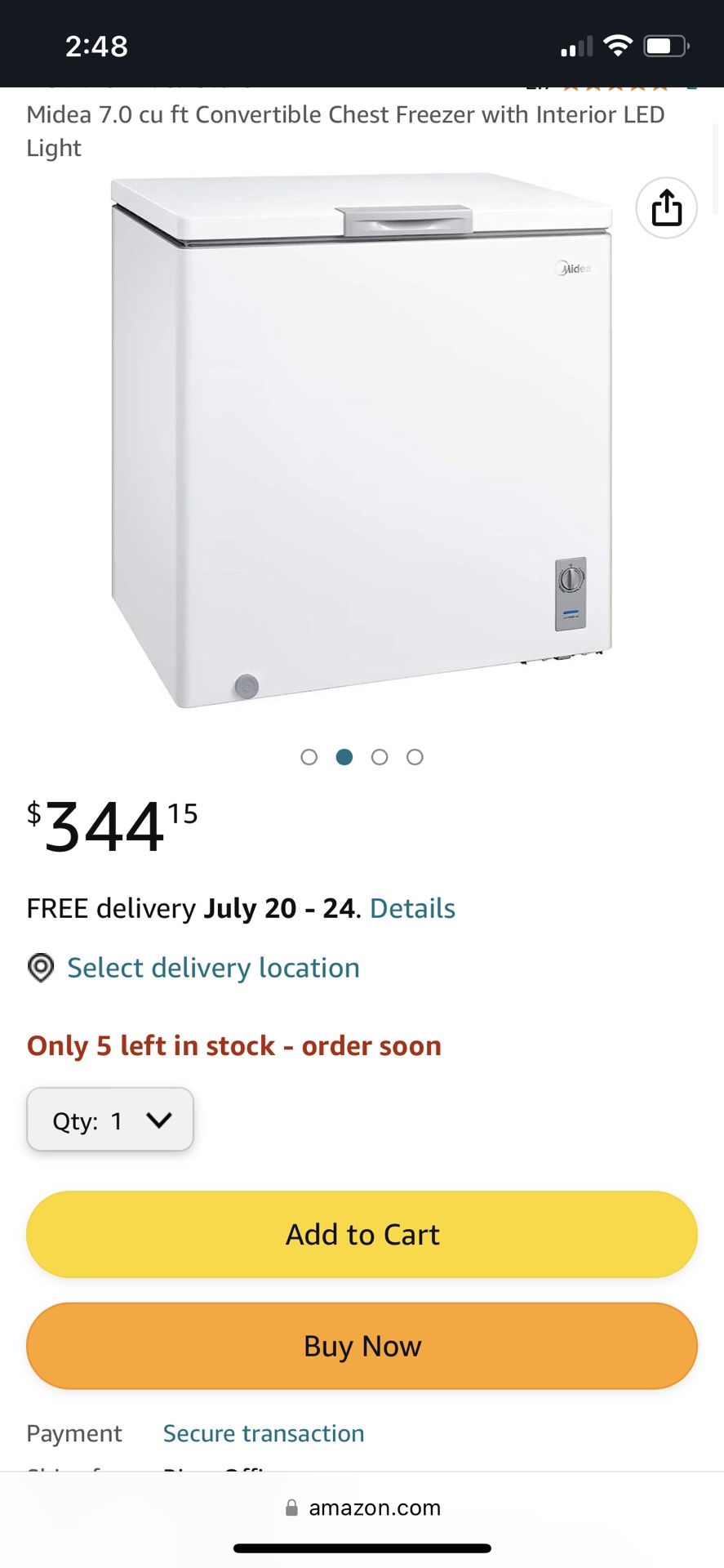 Chest Freezer for Sale in Winder, GA OfferUp