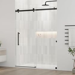 https://offerup.com/redirect/?o=NTYtNjAuaW4= w x76"in frameless shower doors with 3/8" tempered glass