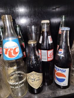 Vintage bottle collection