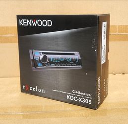 Kenwood Car Stereo Single Din CD Player Bluetooth USB Am Fm Radio 13-Band EQ Excelon KDC-X305 🚨 Payment Options Available 🚨 No Credit Needed 🚨