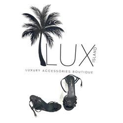 CHANEL Black Leather Wedges Size 9