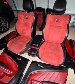 2022 Scat pack charger Seats (RED)