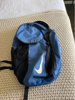 Blue Nike backpack