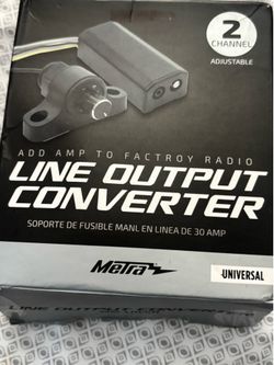 Line out-put  converter 2 channel adjustable