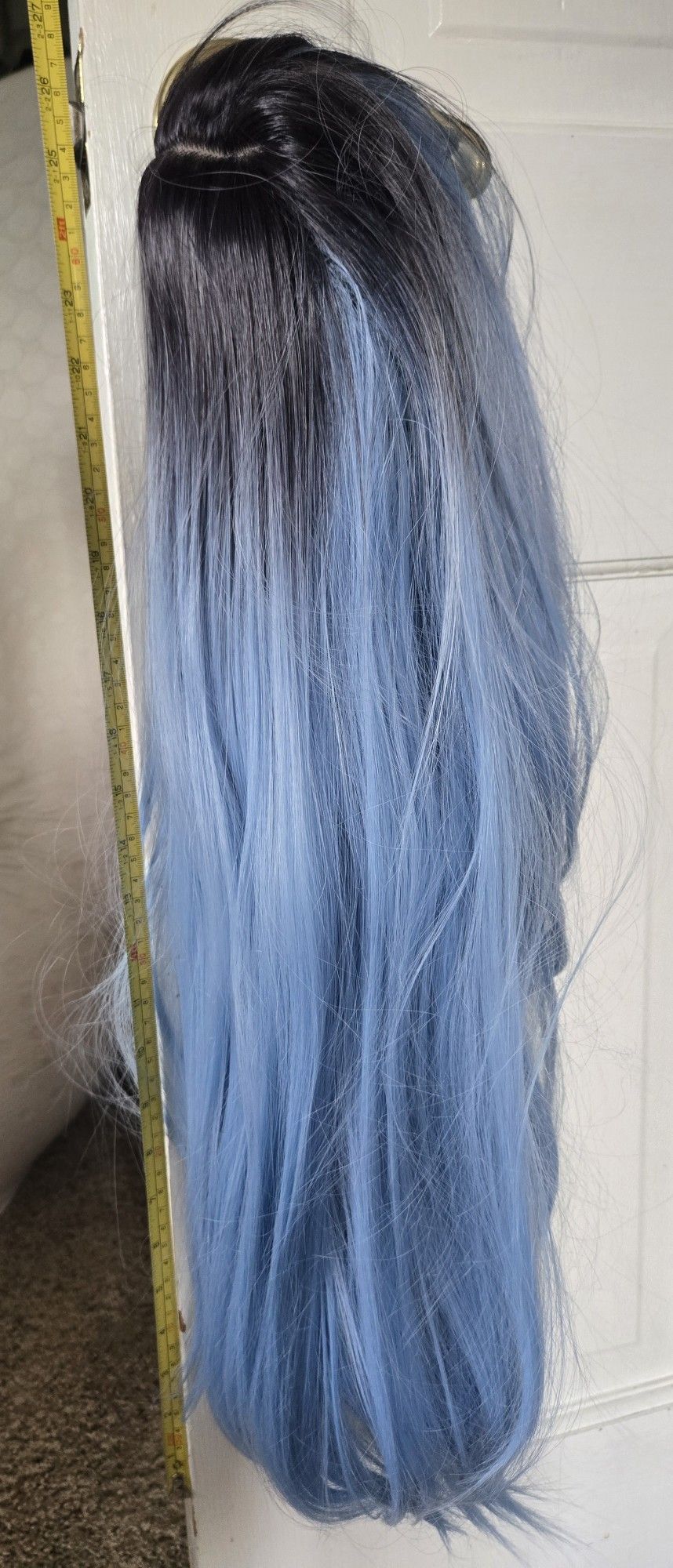 2 Wigs - Blue And Silver