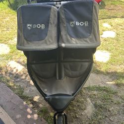  BOB Gear Revolution Flex 3.0 Duallie Double Jogging Stroller, Graphite Black