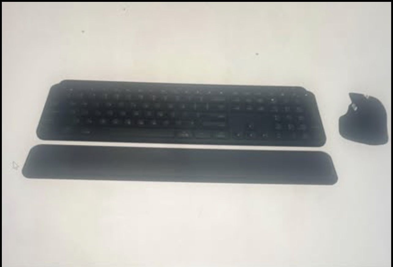 Logitech - MX keys S Combo Advanced fullsize wireless scissor keyboard and mouse BUNDLE