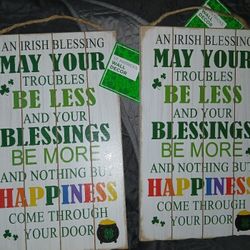 >> BraNd NeW - St. Patricks  WaLL DeCoR <<