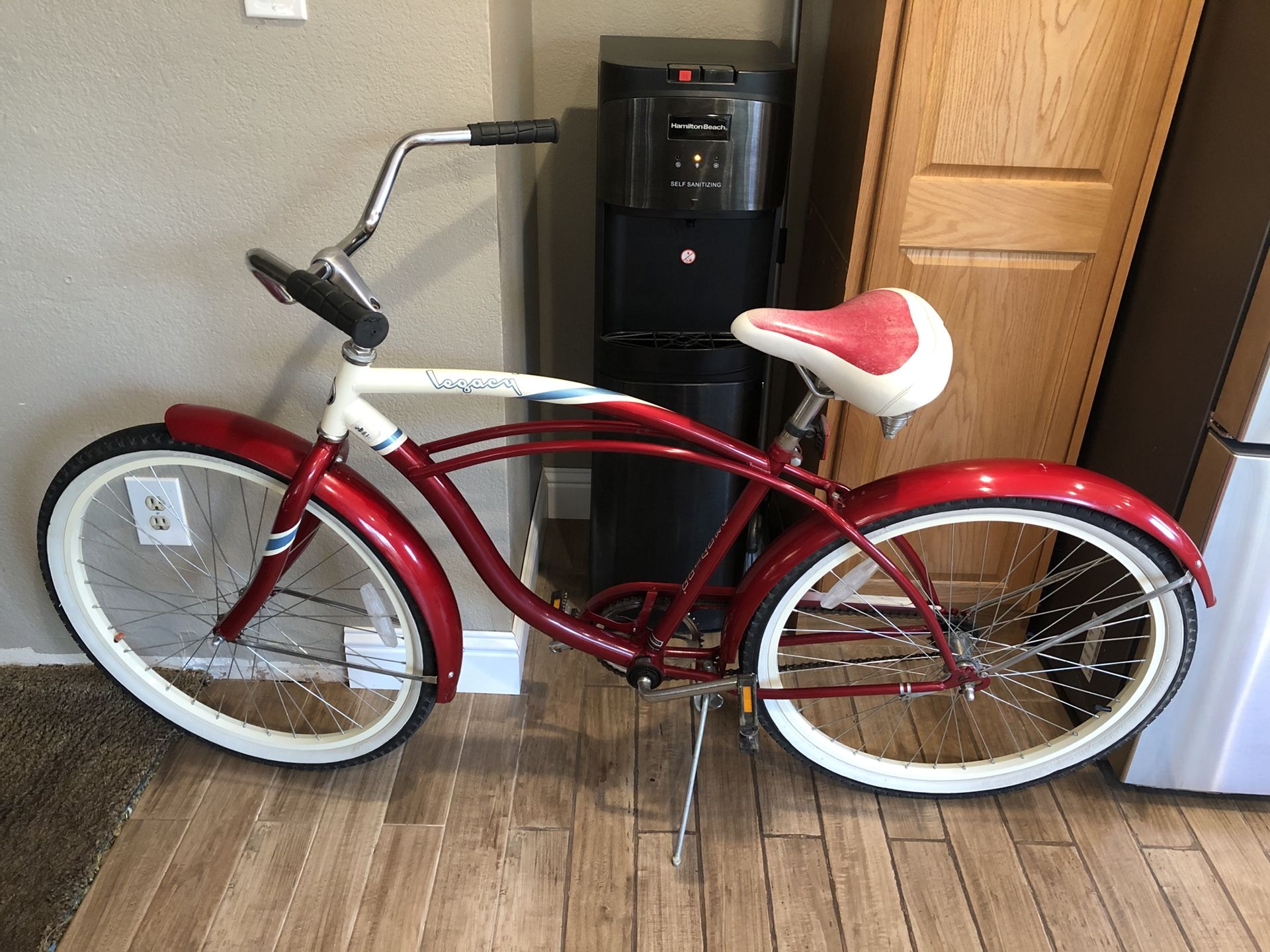 schwinn legacy beach cruiser blue