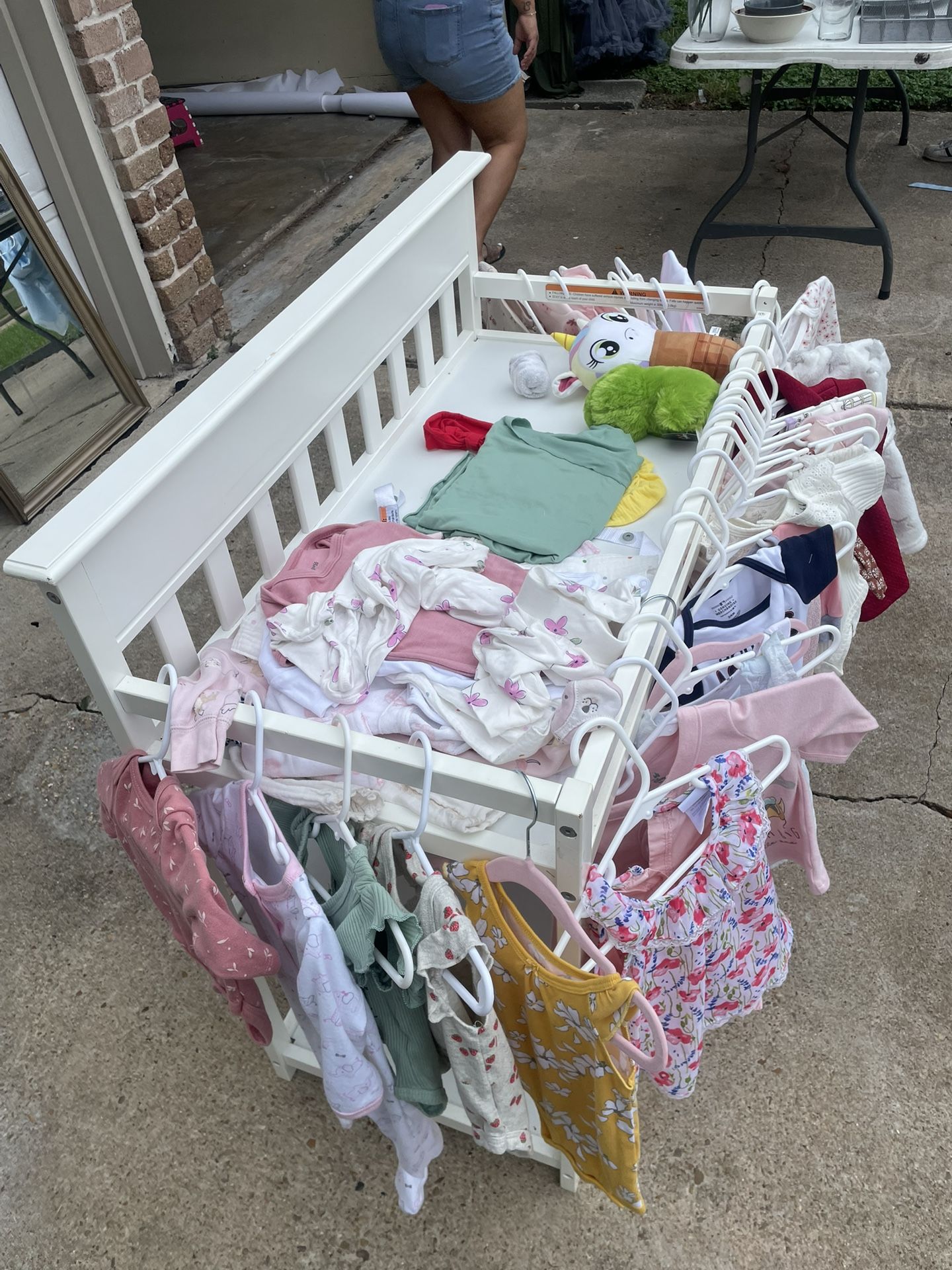 Baby Changing Table And Clothes 3-6m