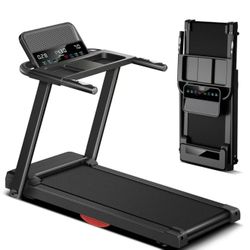 Treadmills for Home, 15% Incline Treadmill, Folding Treadmill Filpped Screen and Heart Rate Sensor $150 