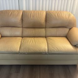 Beige-Colored Couch