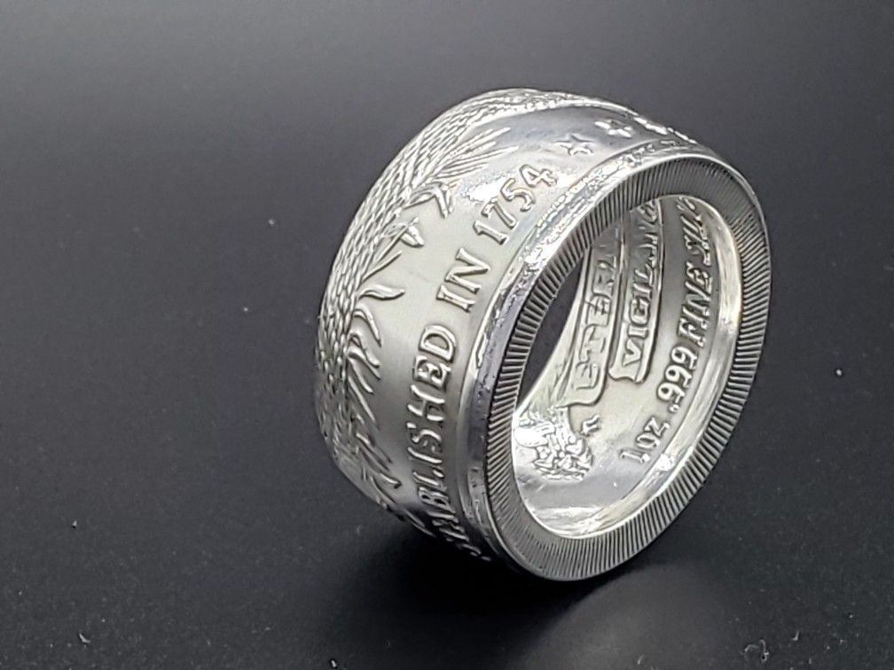 Don't Tread On Me .999 Silver Coin Ring