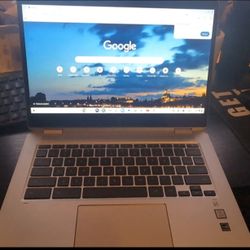 Powerful Intel i5 Chromebook – Convertible 2-in-1 with Touchscreen & Charger