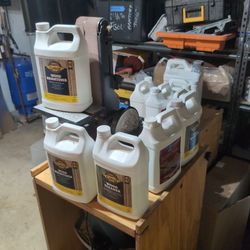 Deck Stain And Prep Chemicals