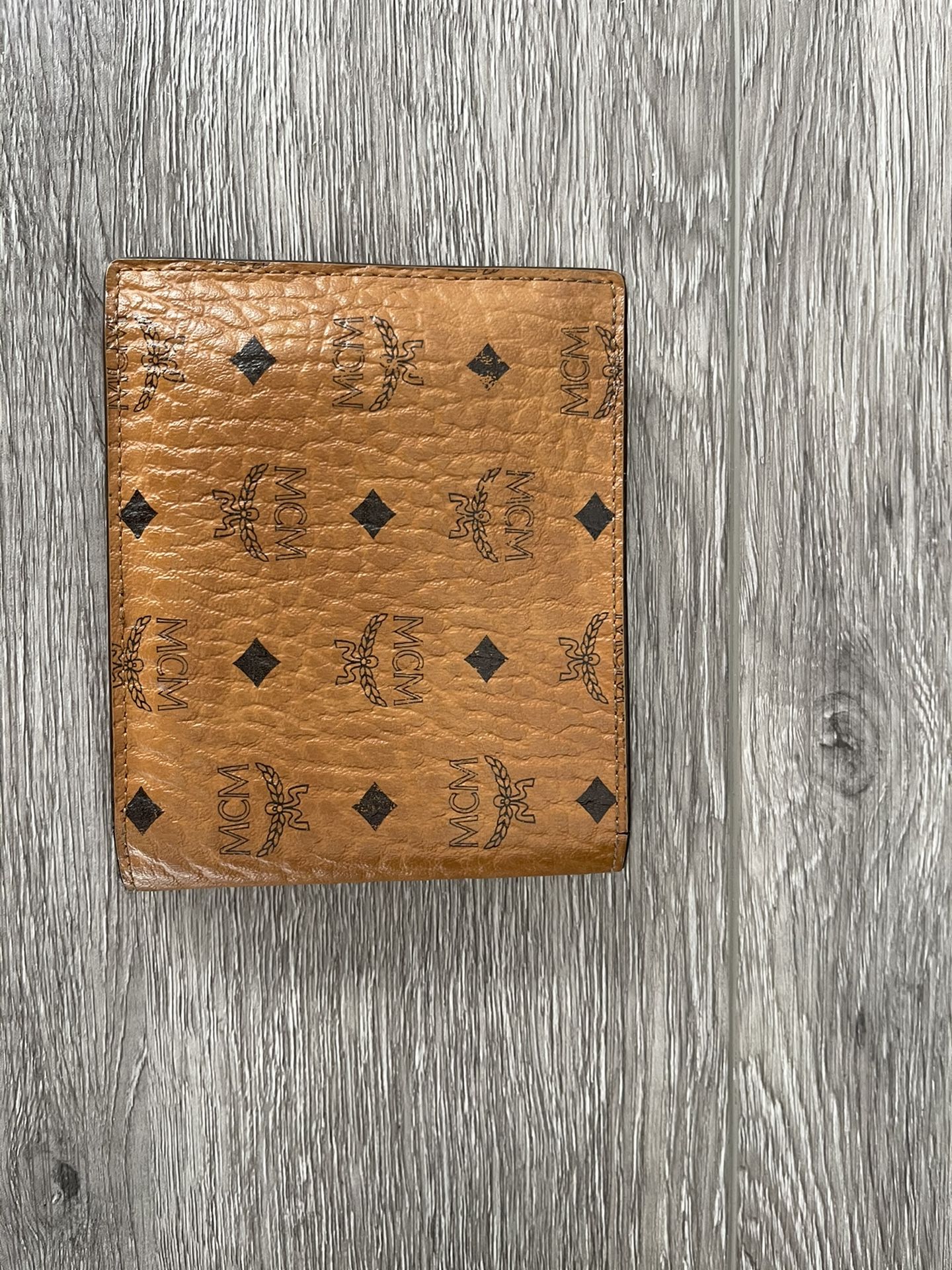 MCM Monogram Wallet Cognac