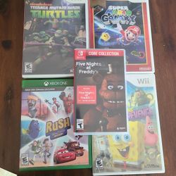 5 Games For Sale( Different Consoles)