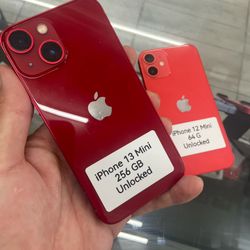 Red iPhone 13 Mini Unlocked. Cash Or $50 Down W Approval 