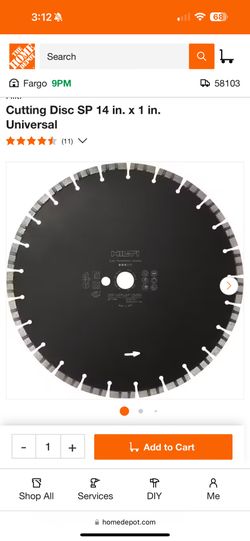HILTI Quikisaw Diamond Cutting Blade