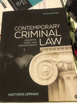 Contemporary criminal law fifth edition