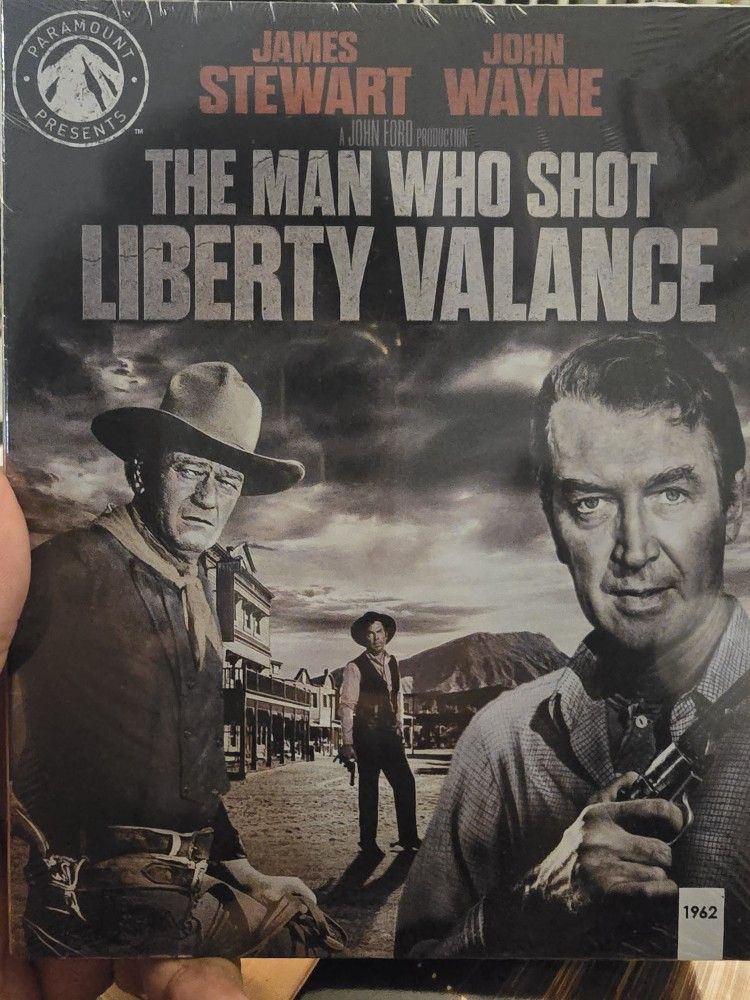 The Man Who Shot Liberty Vance - 4k Blu-ray + Digital - New! Make me an Offer! 