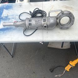 RIDGID Portable Pipe Threading Machine: Corded, 700, For 1/8 in to 2 in Pipe, 0 Die Heads