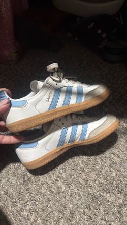 Adidas blue white samba