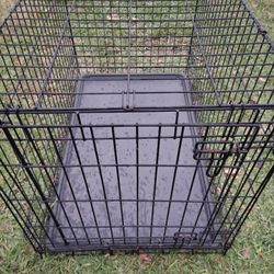 Folding Pet Crate (L)/Jaula Plegable para Mascotas (G)