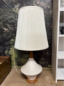 Large lamp with shade