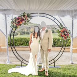 Two Wedding Floral Arrangements For Arch or Table Centerpiece - Wedding Flowers