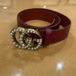 Gucci belt , burgundy , size 90