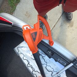 black and decker electric leaf blower