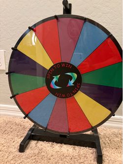 Spin to Win Prize Wheel with Stand