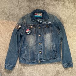 Pink Dolphin Jean Jacket