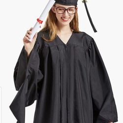 For Sale $28 Black/white/Burgandy  Graduation Gown