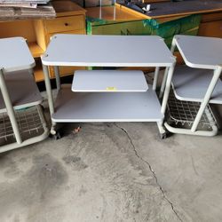 Desk And Side Tables